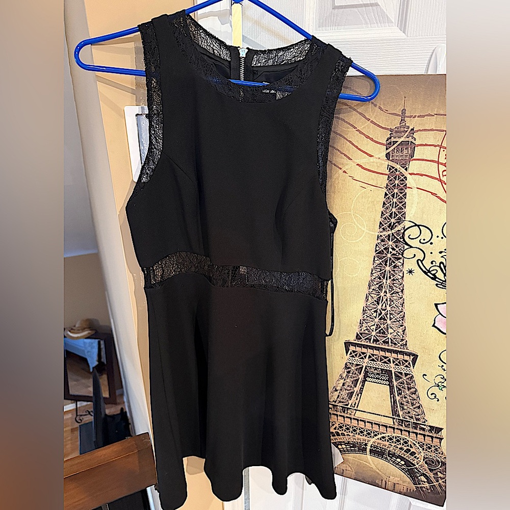 BCBG black mini dress